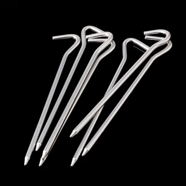 8-Piece Aluminum Tent Pegs
