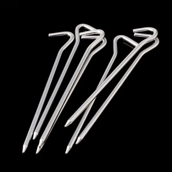 8-Piece Aluminum Tent Pegs