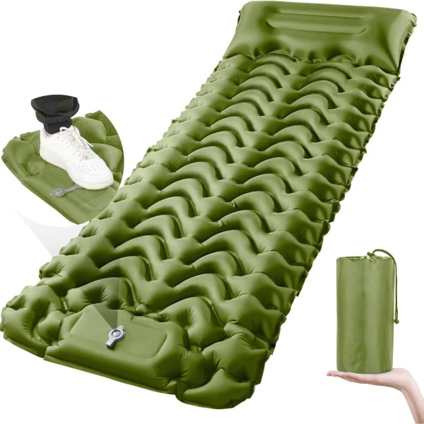 Thickened Camping Air Mattress with Pillow