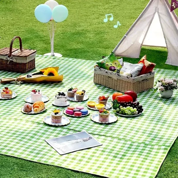 Waterproof Checkered Picnic Blanket