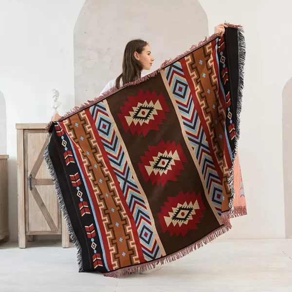 Western Boho Outdoor Blanket