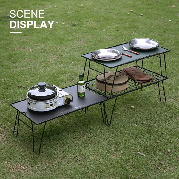 3-Tier Folding Camp Kitchen Table