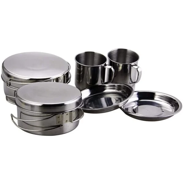 8-Piece Camping Cookware Set