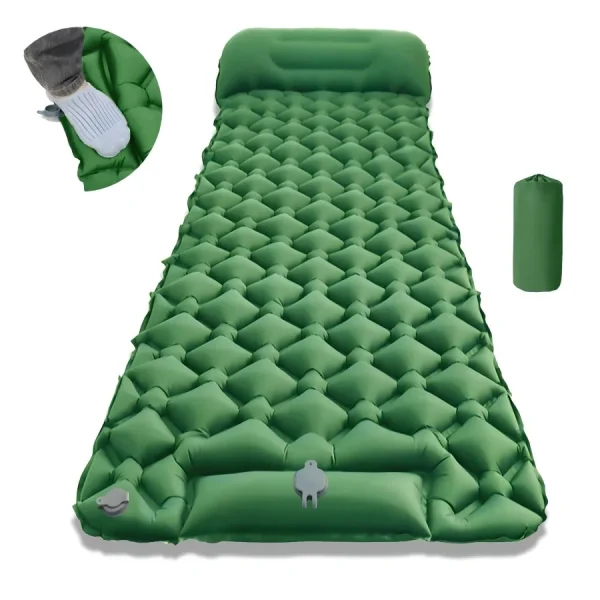 Ultralight Camping Sleeping Pad with Pillow