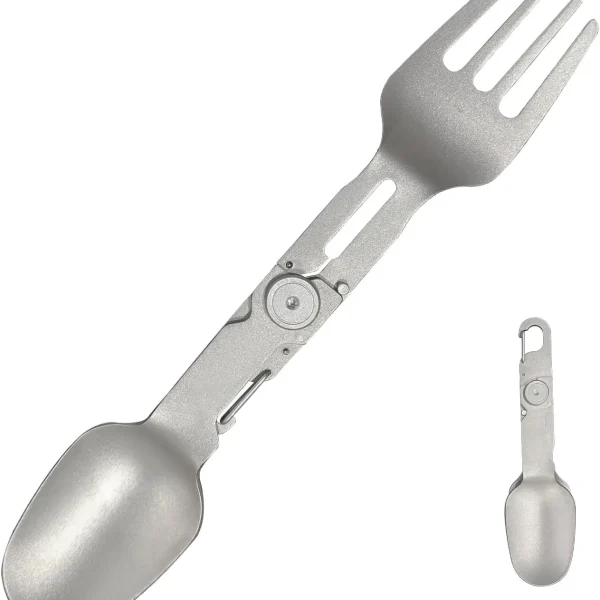 Titanium Folding Spork