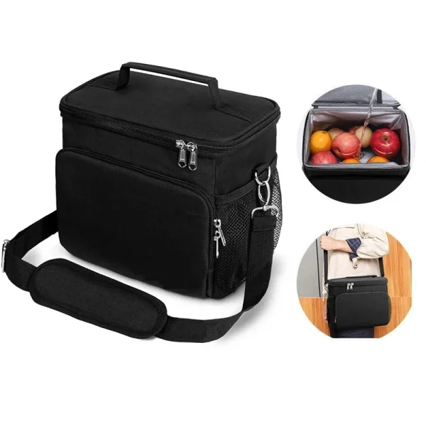 Double-Layer Insulated Tote Lunch Bag