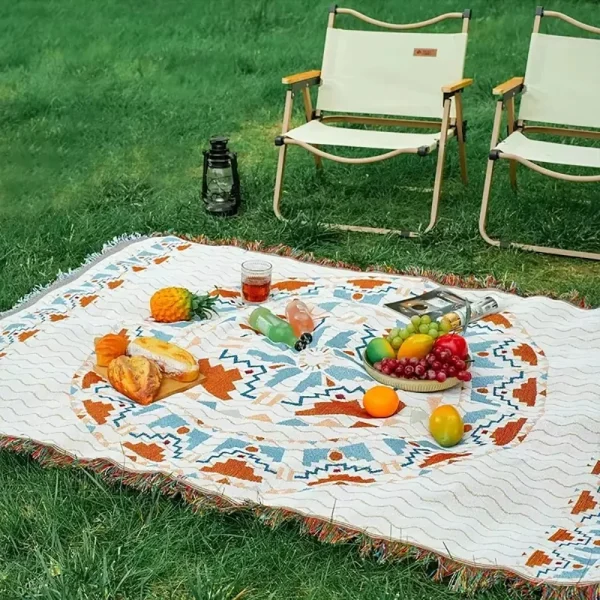 Boho Outdoor Picnic Blanket