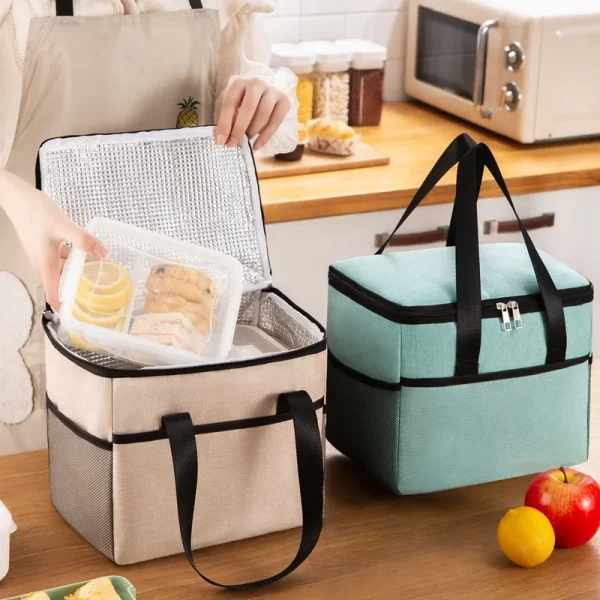 Large Insulated Picnic Tote Bag