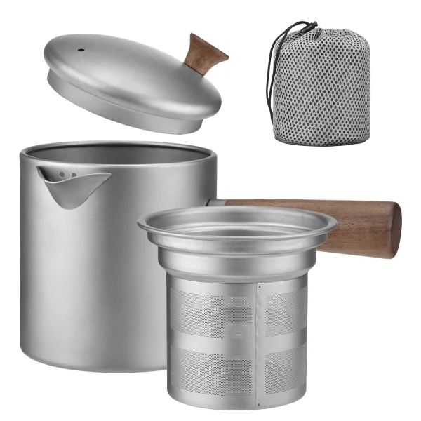 580ml Titanium Camping Teapot