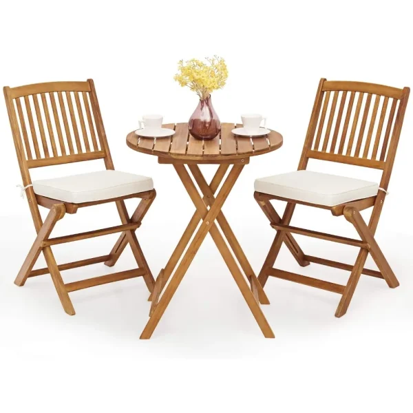 3-Piece Folding Bistro Set