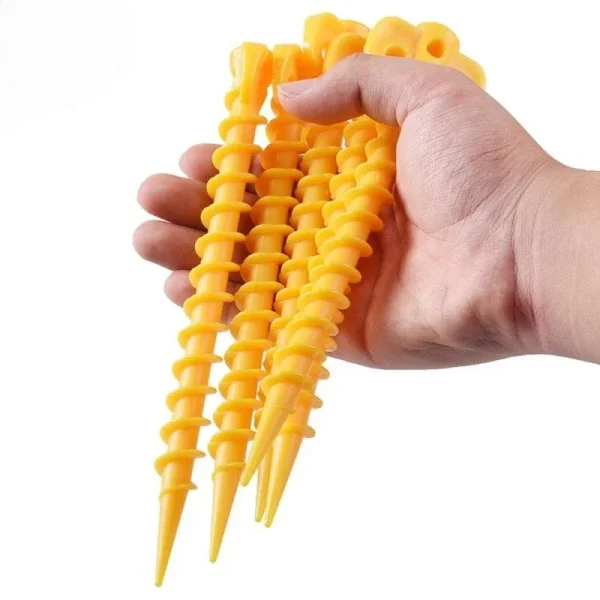 5-Piece Plastic Sand Tent Pegs