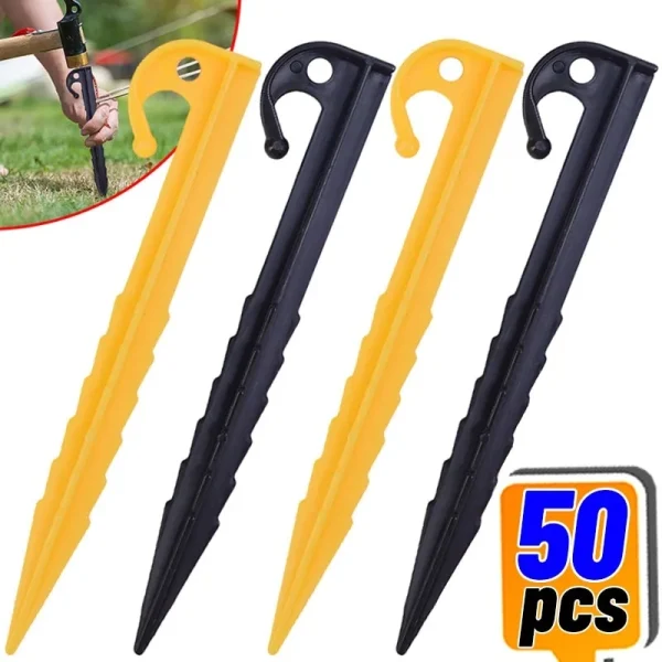 Plastic Spiral Tent Stakes