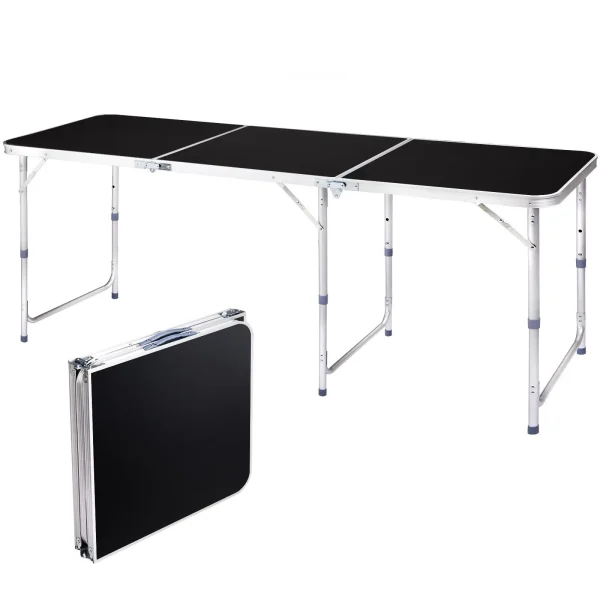 Adjustable Tri-Fold Camping Table