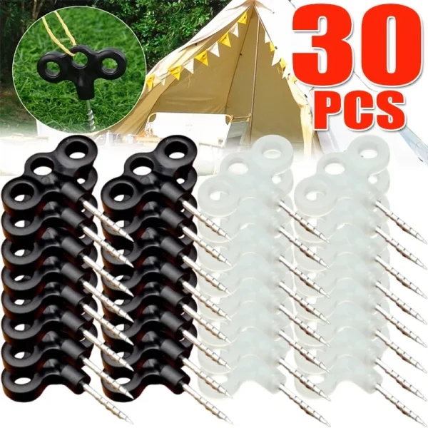 Luminous Screw Tent Stakes